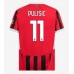 Tanie Strój piłkarski AC Milan Christian Pulisic #11 Koszulka Podstawowej 2024-25 Krótkie Rękawy